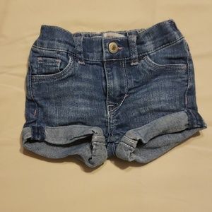 Levi's baby girls shorty shorts